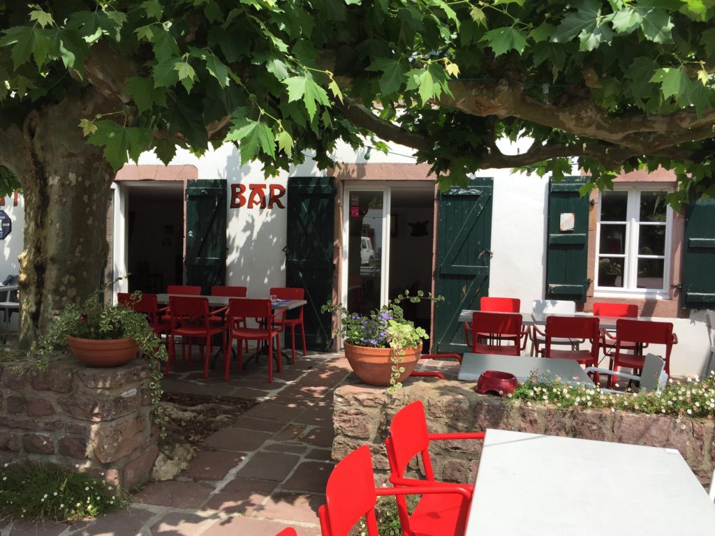 la terrasse de Barberaenea