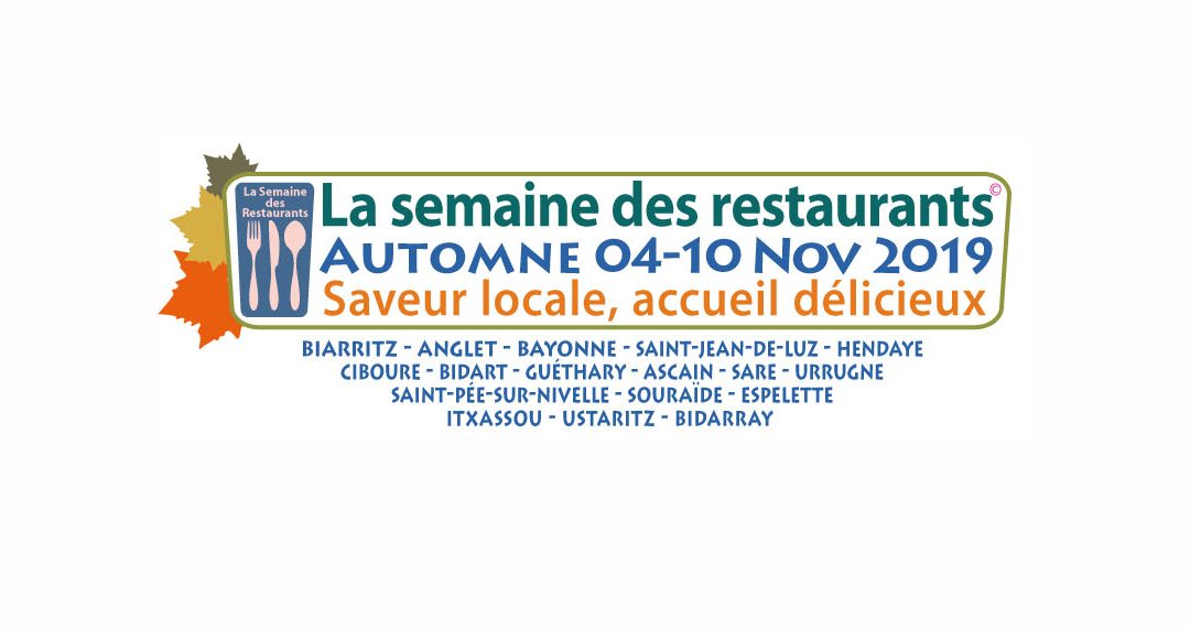 La semaine des restaurants automne